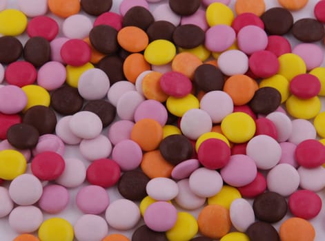 Traditional Easter sweets with a colourful shell.