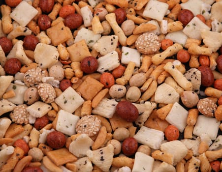 Rice crackers.