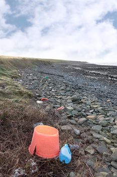 the waste that washes up or dumped on our coastline