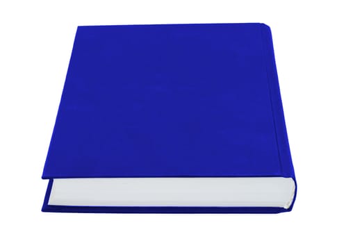 blue book, isolated on white