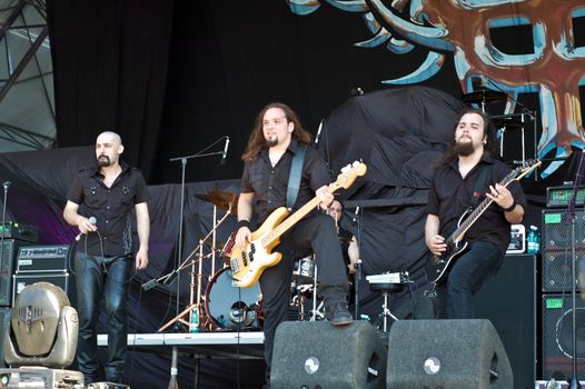 Thunderstorm performs at B'ESTFEST Aftershock July 11, 2008 in Bucharest.