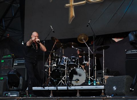 Primal Fear performs at B'ESTFEST Aftershock July 11, 2008 in Bucharest.