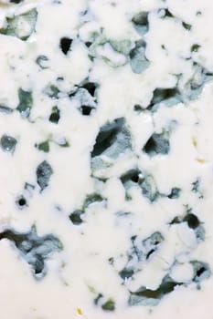 Blue cheese slice macro