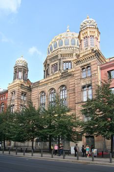 Recently renovated famous New Synagogue in Berlin