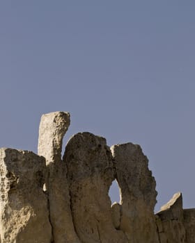 The oldest freestanding building in the world - Neolithic temples of Hagar Qim in Malta