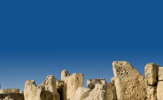 The oldest freestanding building in the world - Neolithic temples of Hagar Qim in Malta