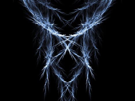 Digitally rendered fractal background