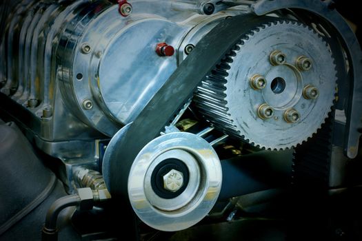 Extremely powerful and customized muscle car engine
