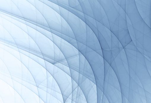 Very detailed and abstract silky curved background - high quality render