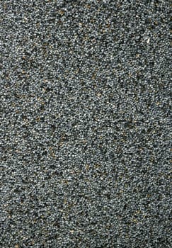 Macro background image of poppy seeds