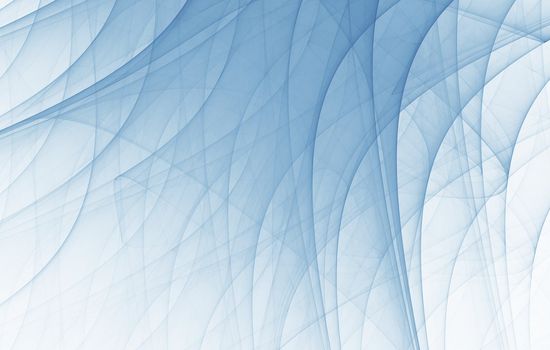 Very detailed and abstract silky curved background - high quality render