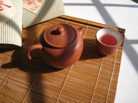 a cup of Chinese tea, culture healthy drinks in China.