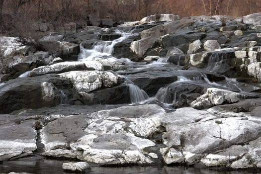 White stones