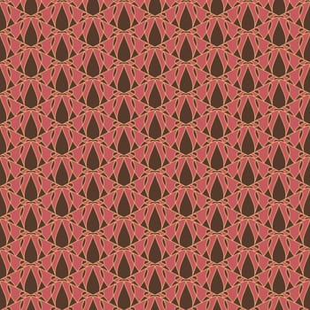 Wallpaper pattern on the brown background