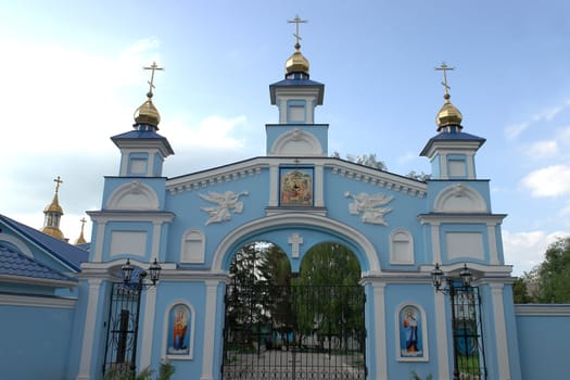 Gate in church