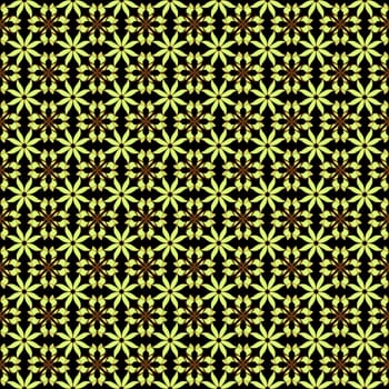 Wallpaper pattern on the black background