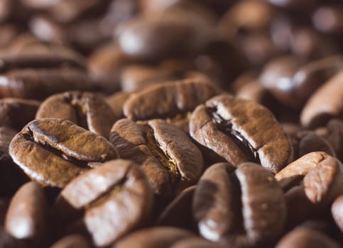 coffee beans, close-up