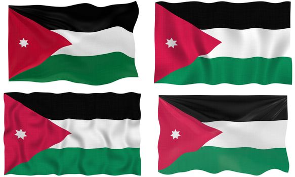 Great Image of the Flag of Jordan