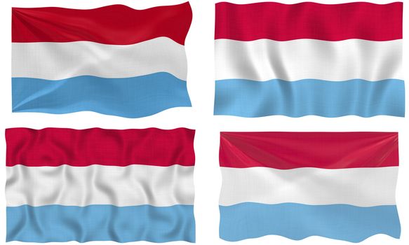 Great Image of the Flag of Luxembourg