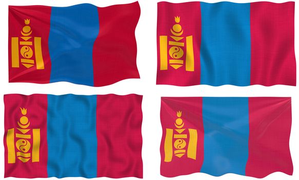 Great Image of the Flag of Mongolia