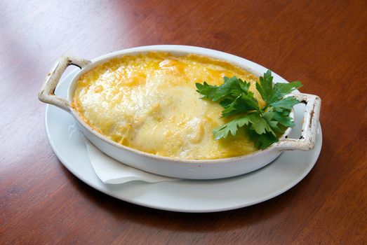 Lasagna.Italian kitchen
