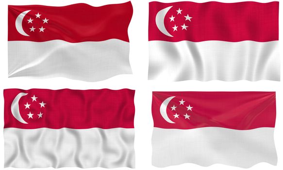 Great Image of the Flag of Singapore