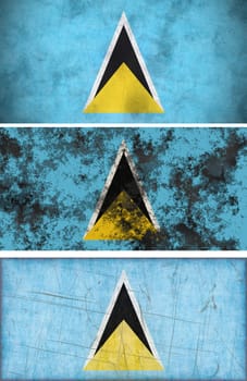 Great Image of the Flag of Saint Lucia