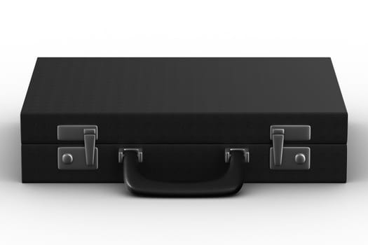 Case on white background. isolated 3D image