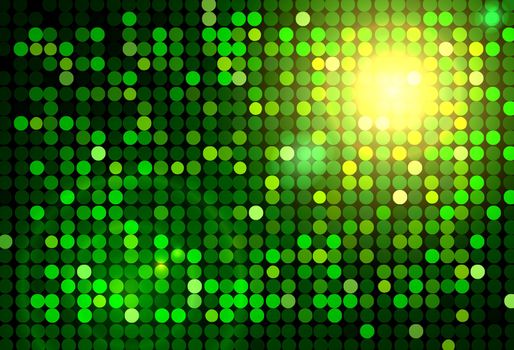 green disco background