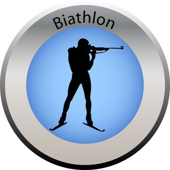 winter game button biathlon