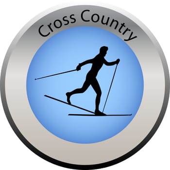 winter game button cross country