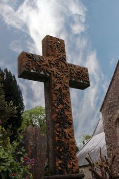 a historic graveyard in youghal co cork ireland