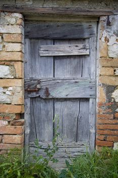 old door detail at Tuscany in Italy