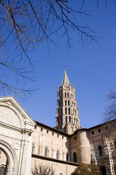 Basilique de St-Sernin, Toulouse, Haute-Garonne, Midi-Pyr�n�es, France
