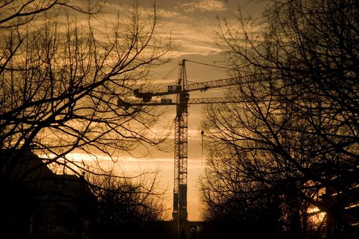 construction in Berlin, Mitte, Germany, Europe