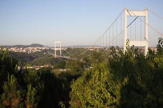Fatih Sultan Mehmet Bridge at Istanbul, Turkey