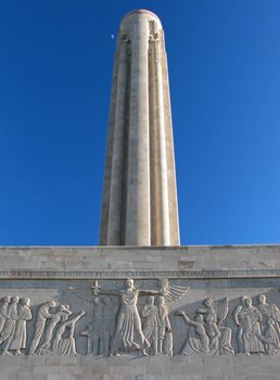 World War I Memorial in Kansas City, Missouri, USA.
