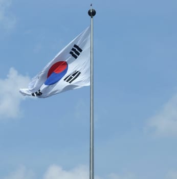 The flag of South Korea