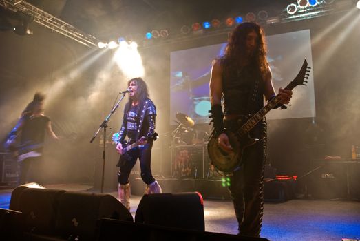 W.A.S.P. performs at Arenele Romane November 16, 2009 in Bucharest.