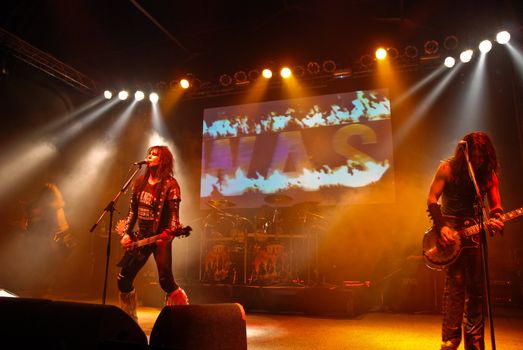 W.A.S.P. performs at Arenele Romane November 16, 2009 in Bucharest.