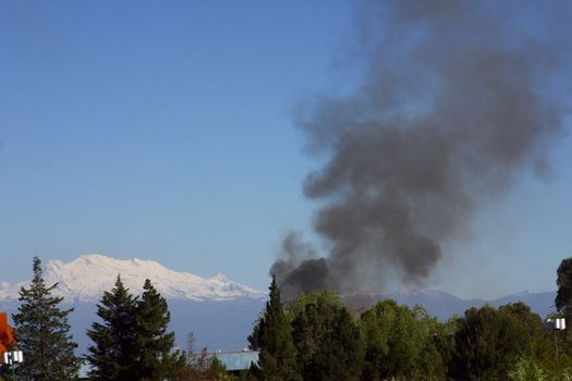 fire in mexico city, latin america