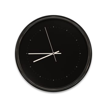 An illustration of a big black clock