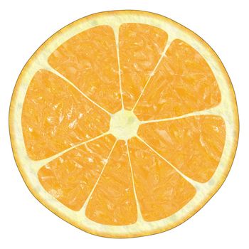 orange texture on white,  suits for duplication of the background, illustration