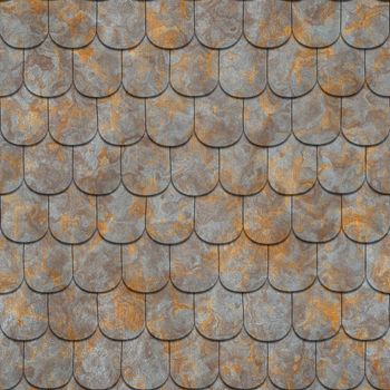 rusty metallic tile texture,  suits for duplication of the background, illustration