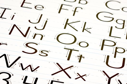 Back to School Learning Letters Chart