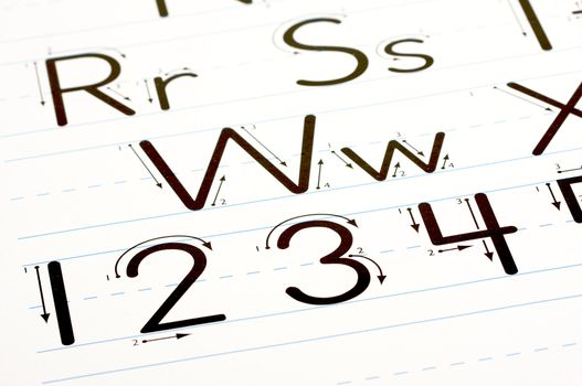 Back to School Learning Letters Chart