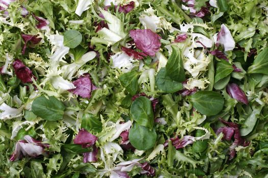 Delicious fresh and healthy salad - perfect as a food related background