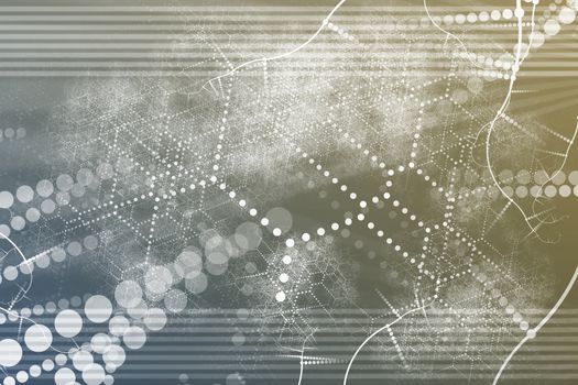 A Technology Industrial Network Abstract Background Wallpaper