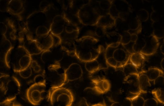 Microscopic Cell Organisms as an Abstract Art