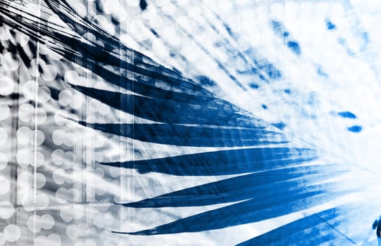 Futuristic Technology Data Flow as Art Abstract